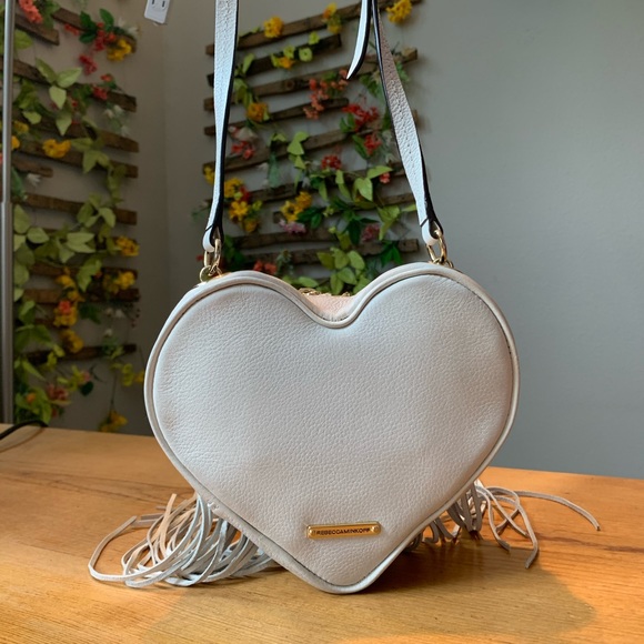 Rebecca Minkoff Heart Fringe Cross Body Bag - Picture 3 of 4